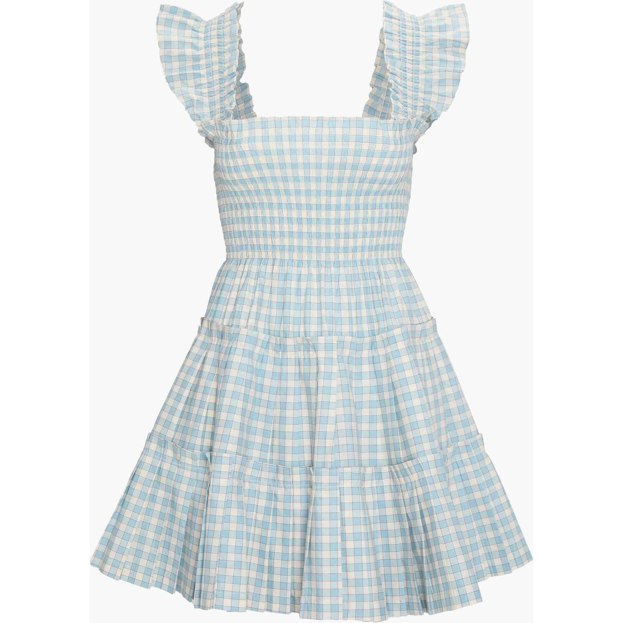 The Charlotte Nap Dress - Blue/Red Gingham