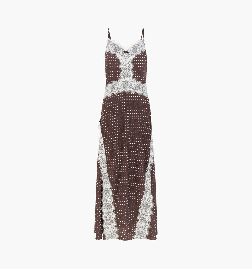 The Francesca Dress - Duke Dot Chocolate