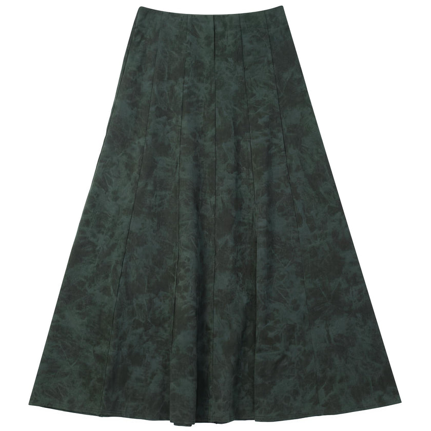 Stone Wash Maxi Pensil Skirt