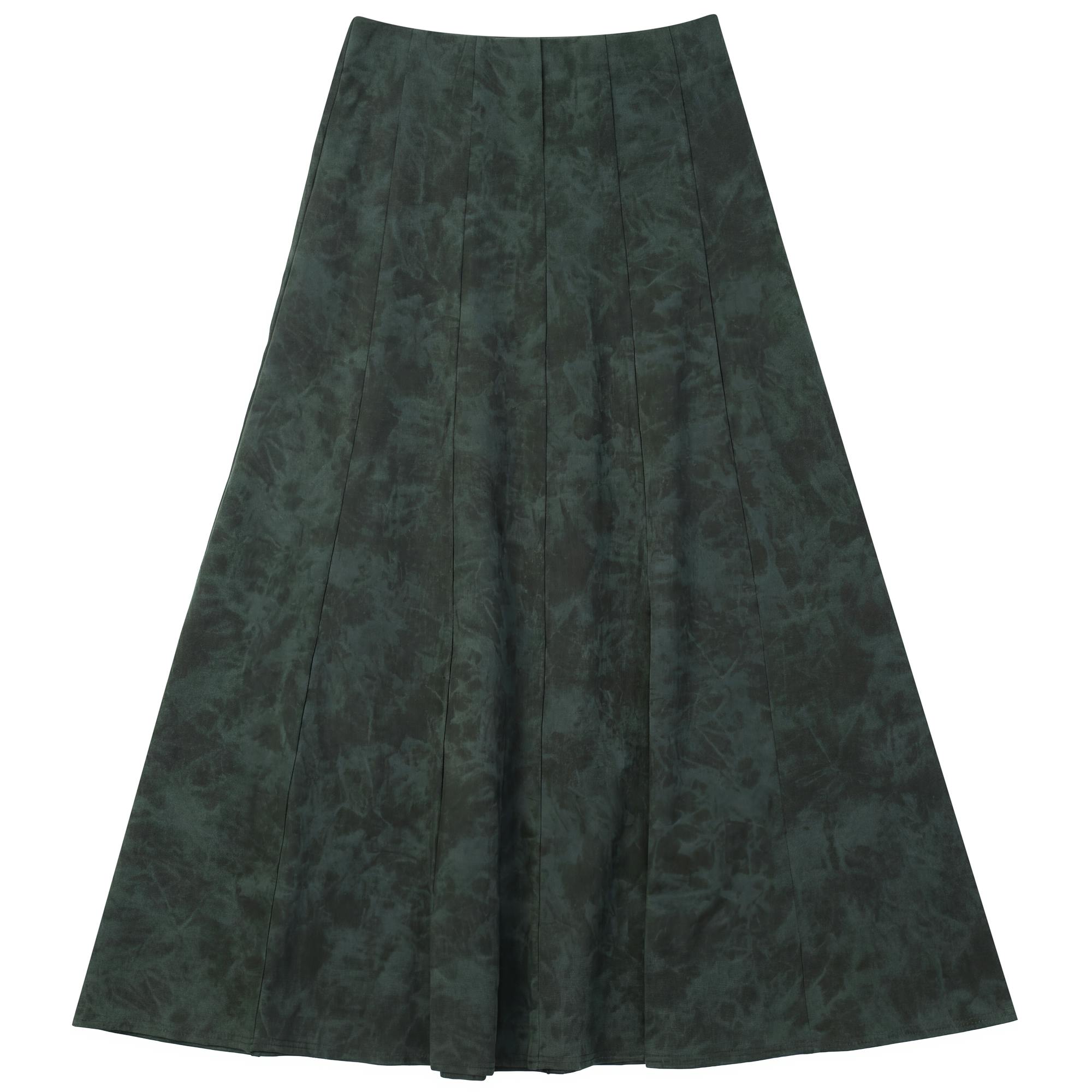 Stone Wash Maxi Pensil Skirt