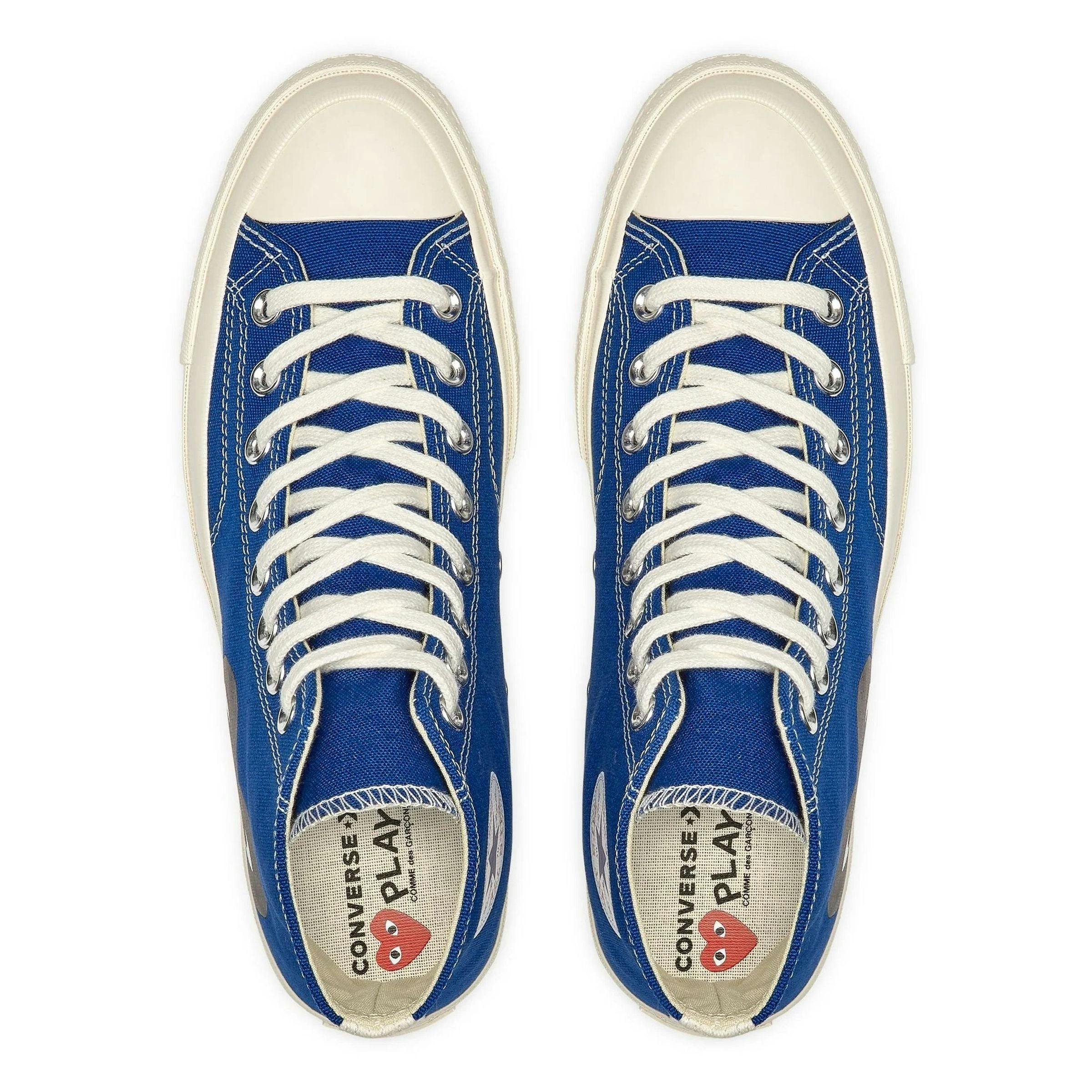 Dark Blue High Top Sneakers