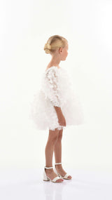 White Bell Mariposa Dress