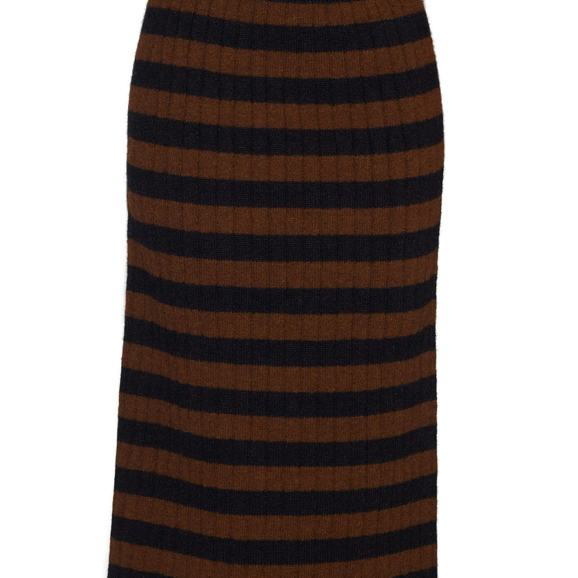 Women's Pia Striped Elastic Waistband Pull-On Tube Skirt