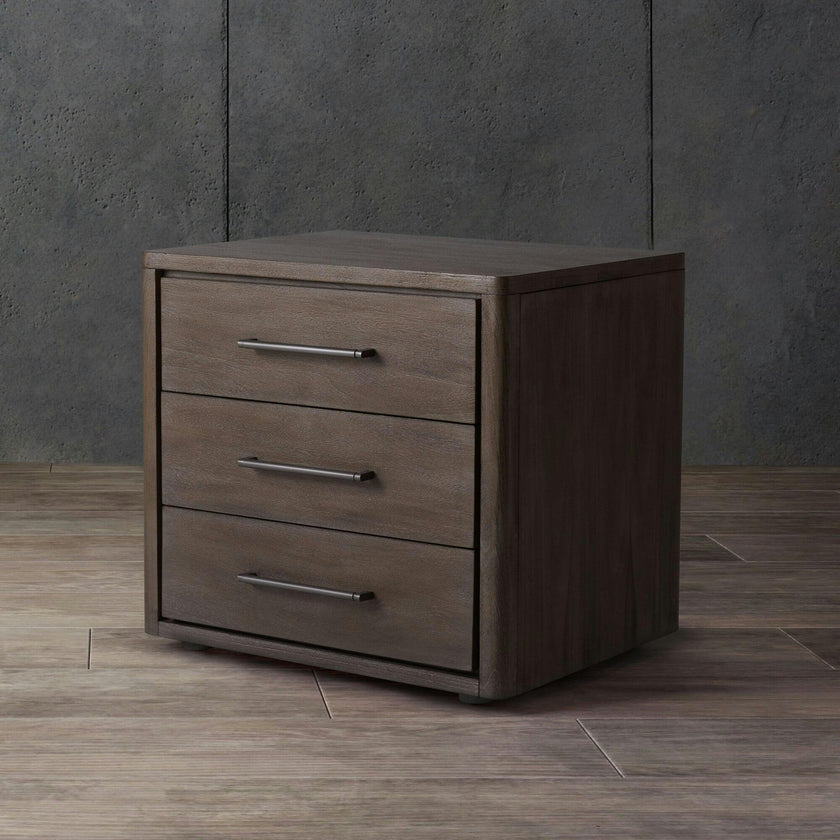 Rosey 3 Drawer Nightstand