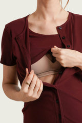 Avery Rib Nursing Tee