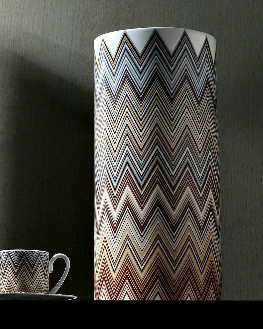 High Vase Zig Zag  Jarris 148 Diam. 6.3"