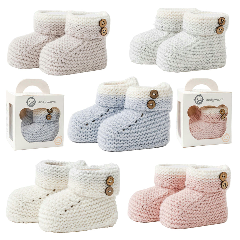 Cozy Button Booties