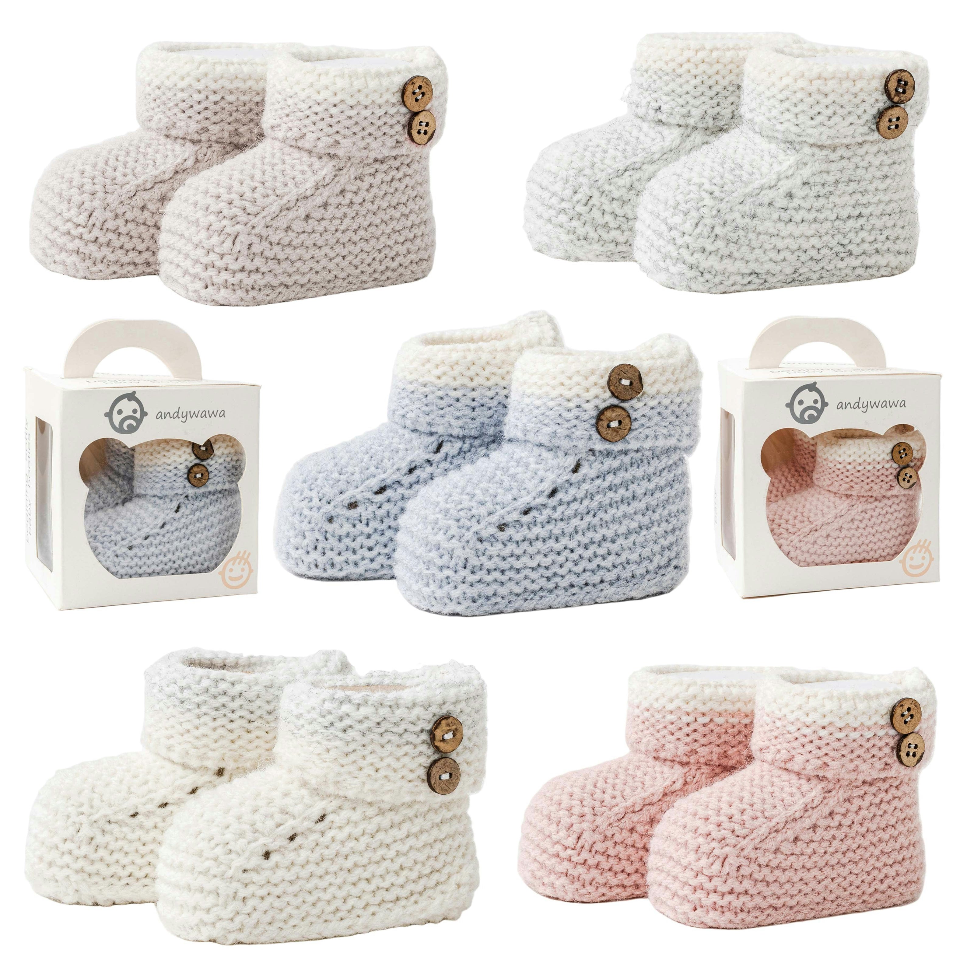 Cozy Button Booties