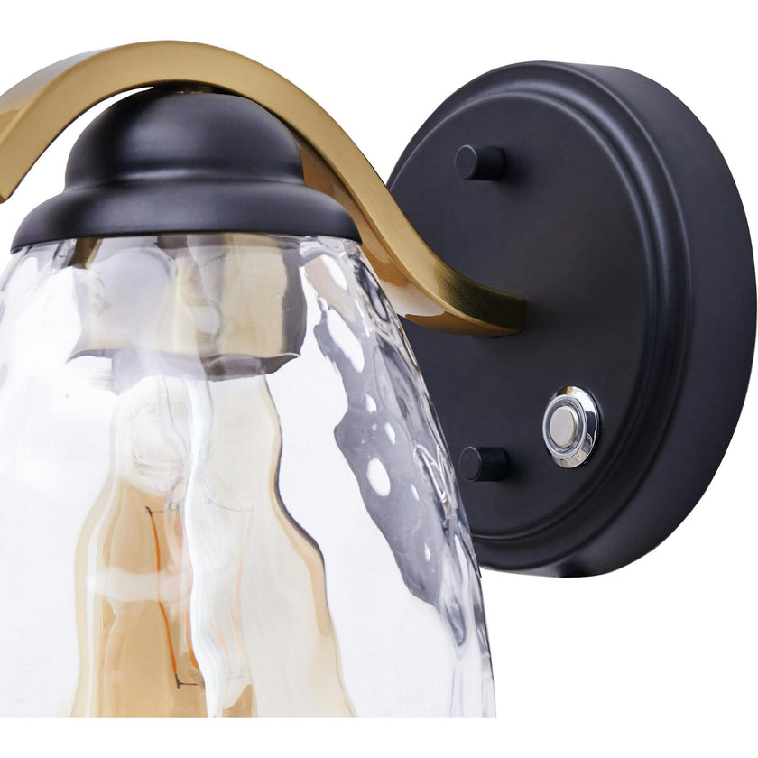 Heidi Dimmable 1-Light Armed Wall Sconce
