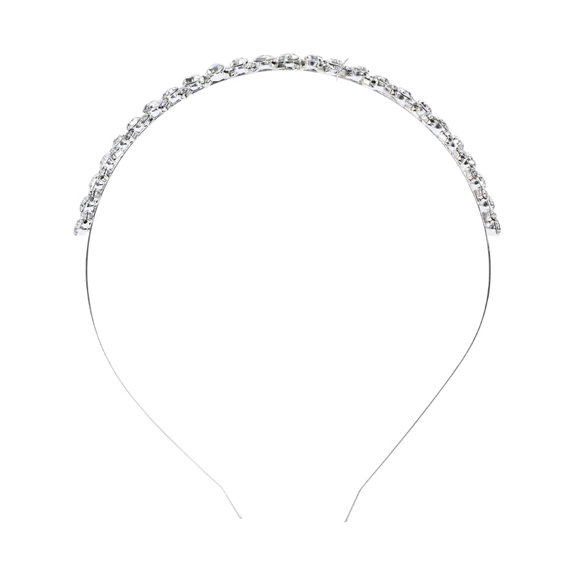 Silver Crystal Headband