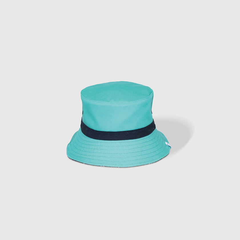 Reversible Glow-in-the-Dark Bucket Hat – Dino Skeleton Bones