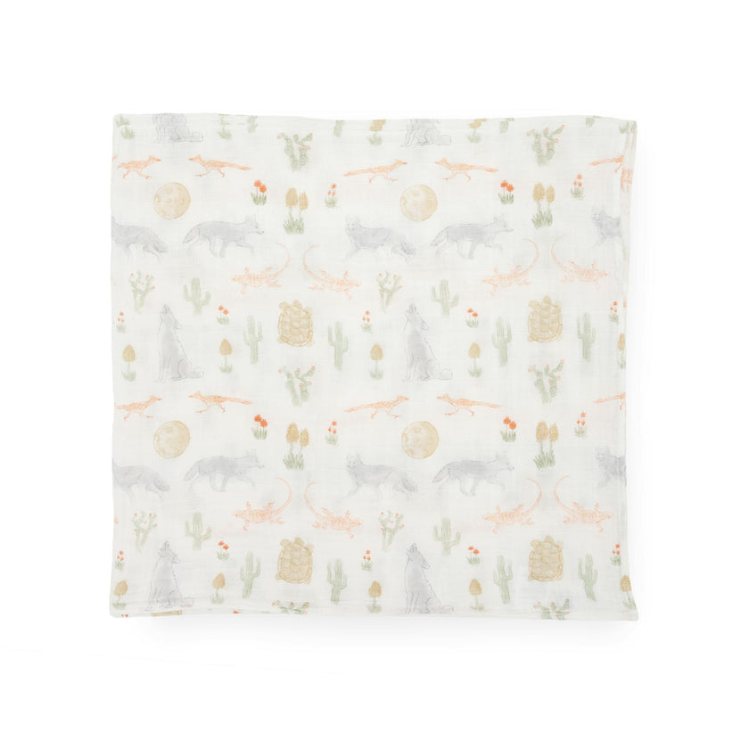 Cotton Muslin Swaddle Blanket 3 Pack - Desert Night