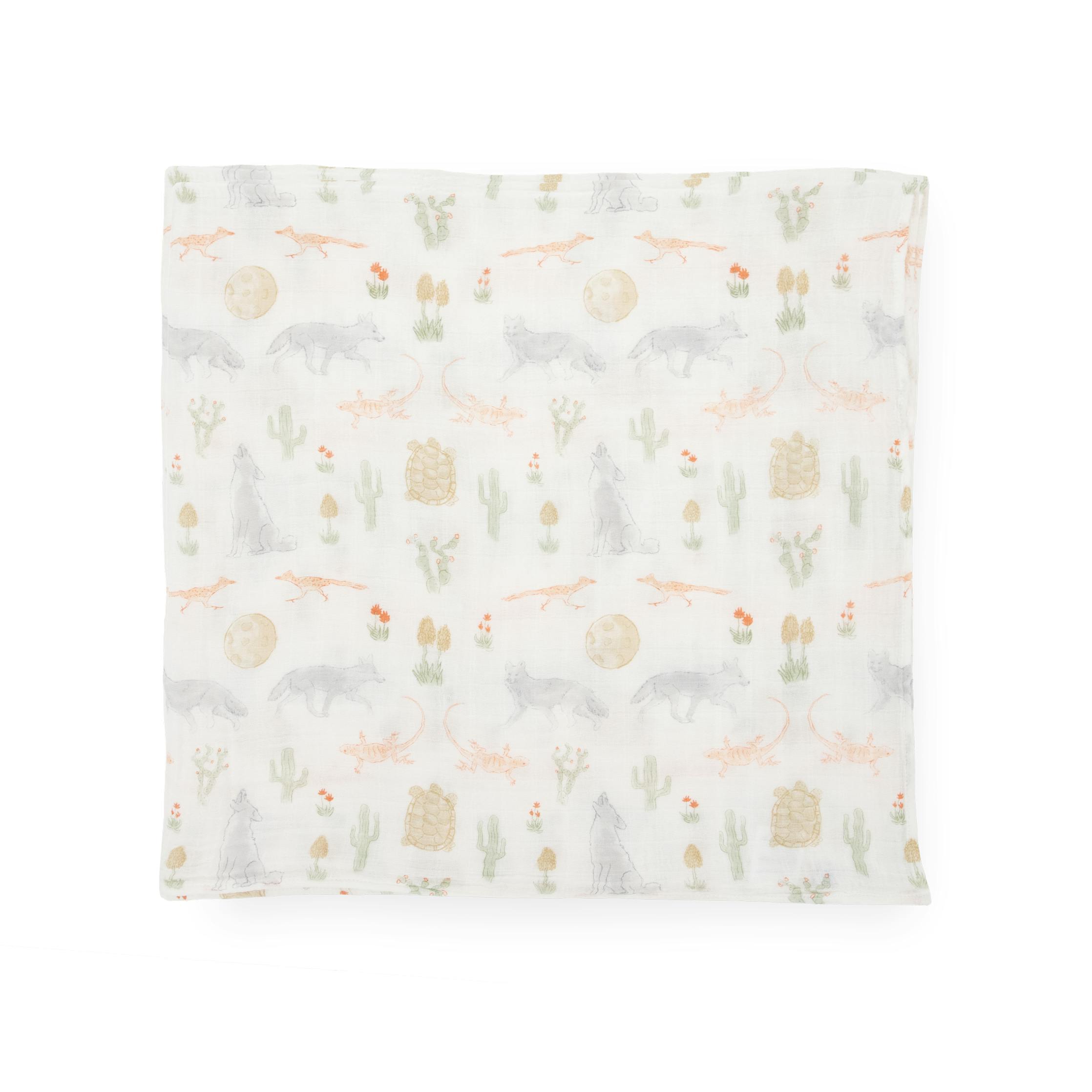 Cotton Muslin Swaddle Blanket 3 Pack - Desert Night