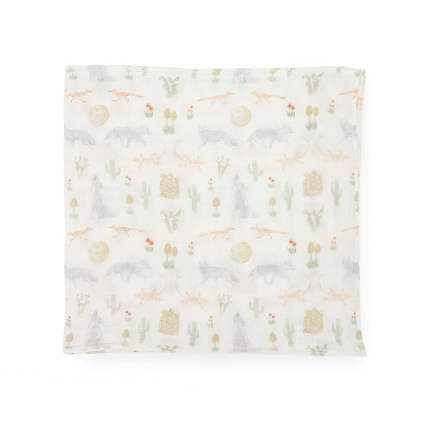 Cotton Muslin Swaddle Blanket - Desert Night