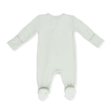 Solid Bok Choy - 2 Way Zipper Footie