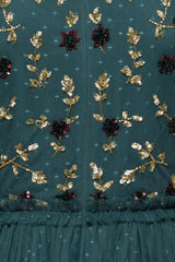 Adara Dress in Green