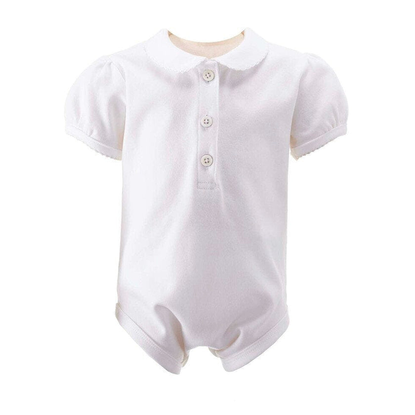 Ivory Picot Trim Bodysuit