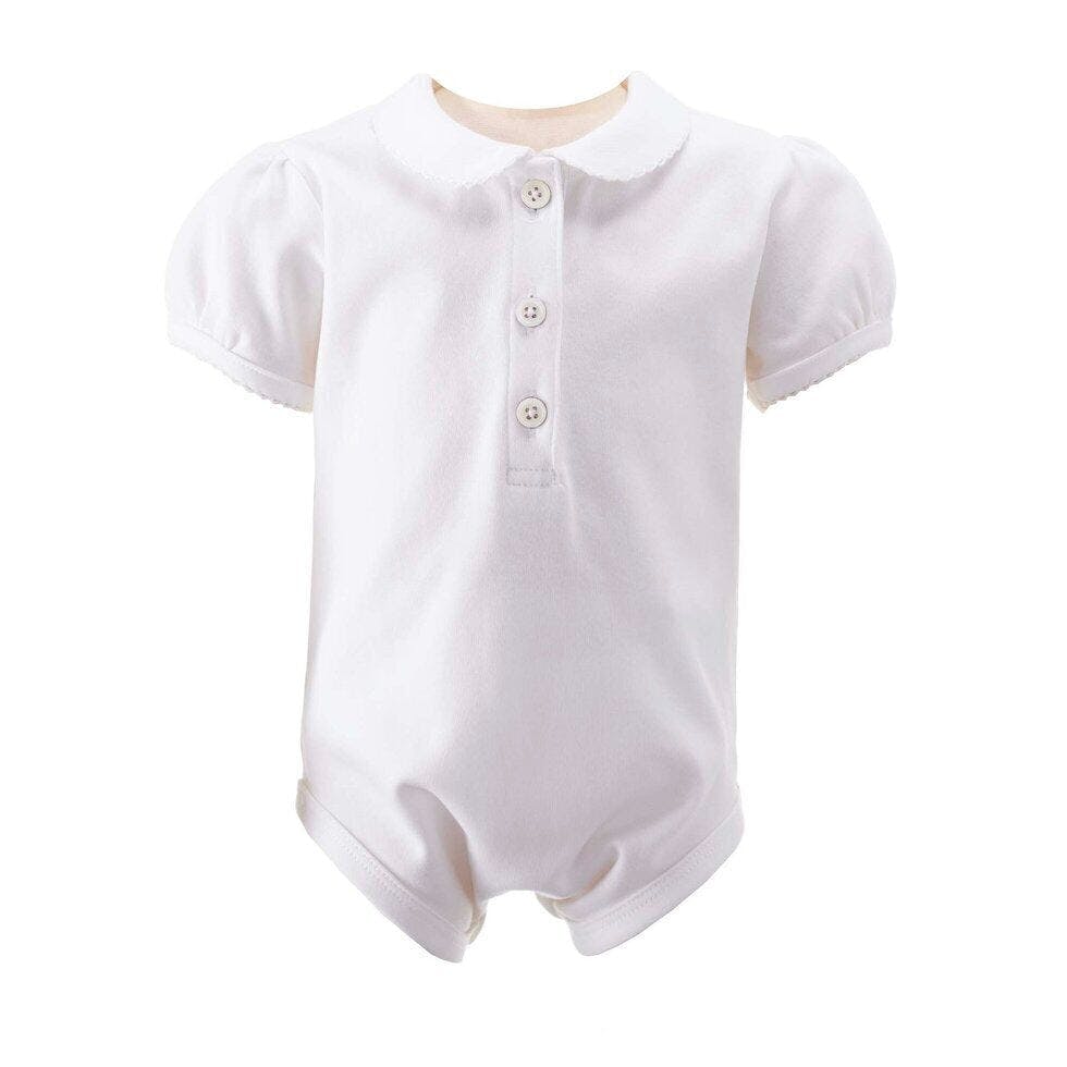 Ivory Picot Trim Bodysuit