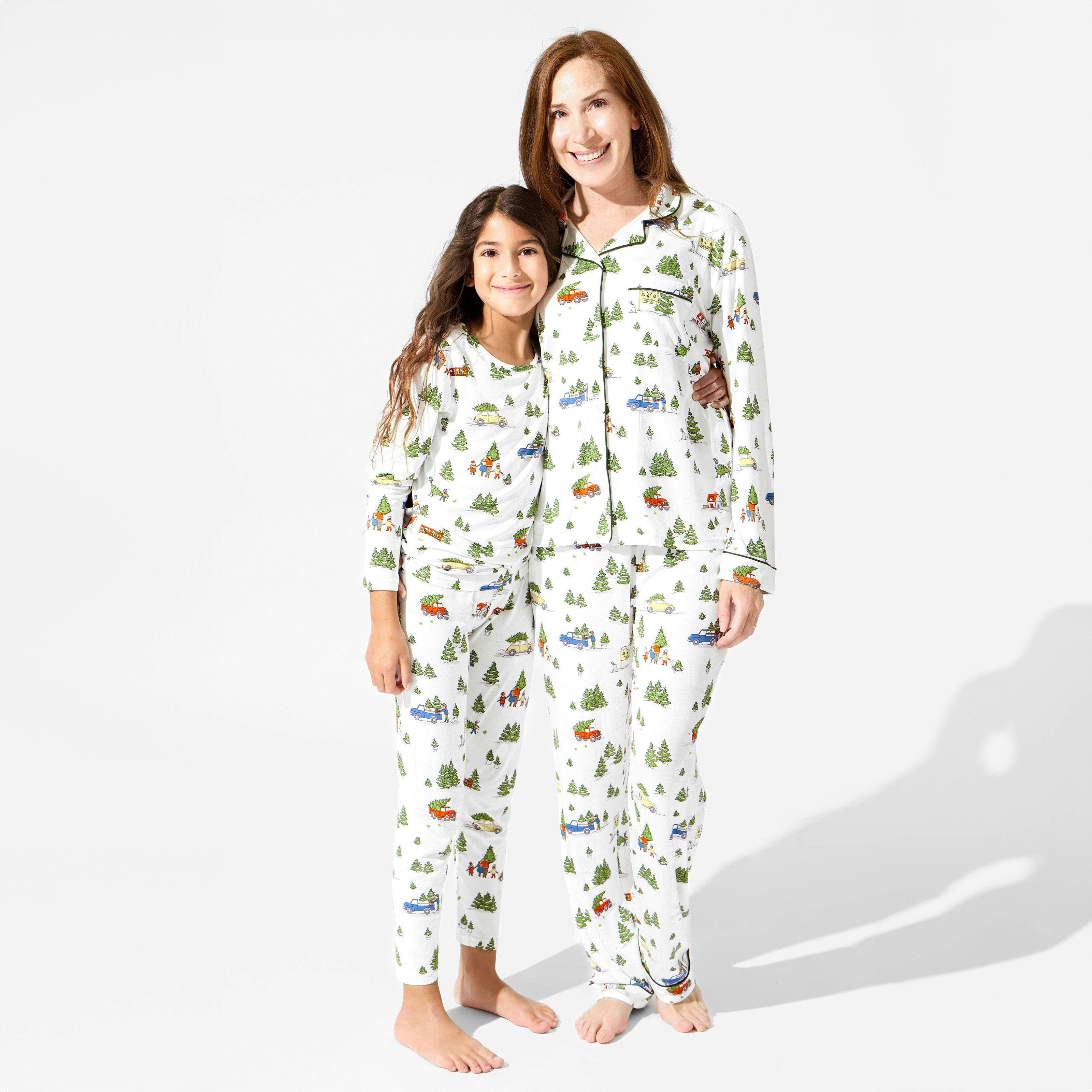 Christmas Tree Farm Bamboo Kids Pajamas