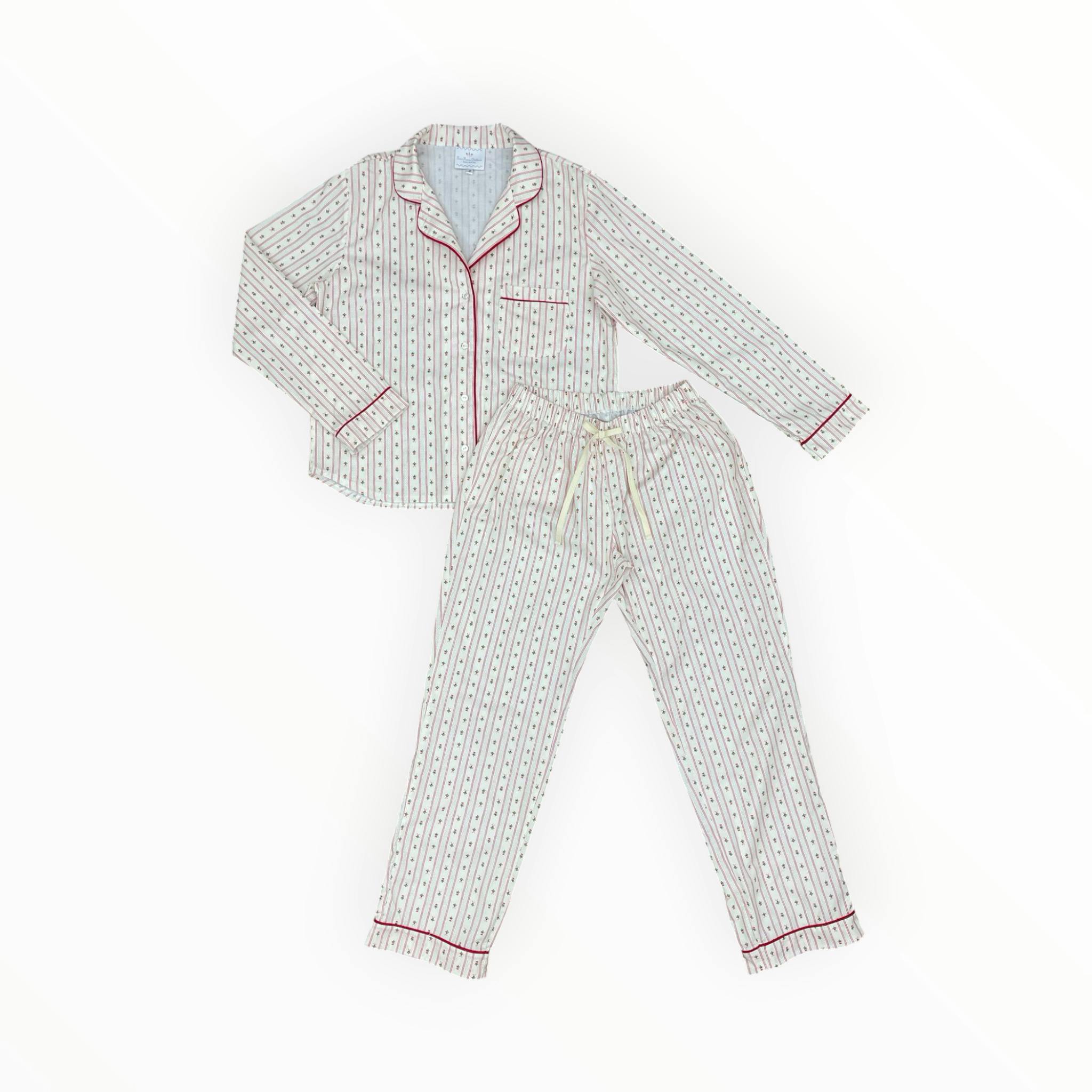 Women's Pajamas in Holiday Dot Stripe