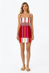 Lauryn Happy Stripes Mini Dress
