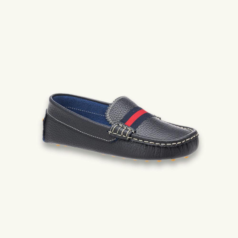 Club Loafer | Navy Blue Leather