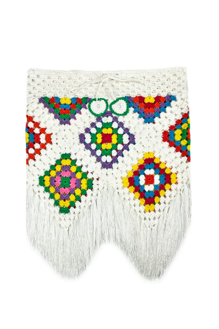 Sandia Hand-Crochet Drawstring Skirt