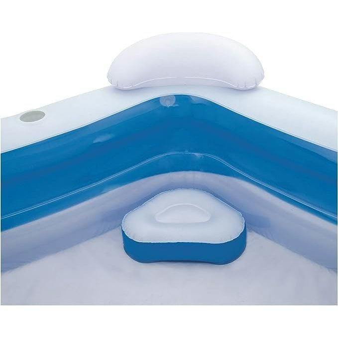 H2OGO! Family Fun Inflatable Kiddie Pool - 7' x 6'9" x 27"