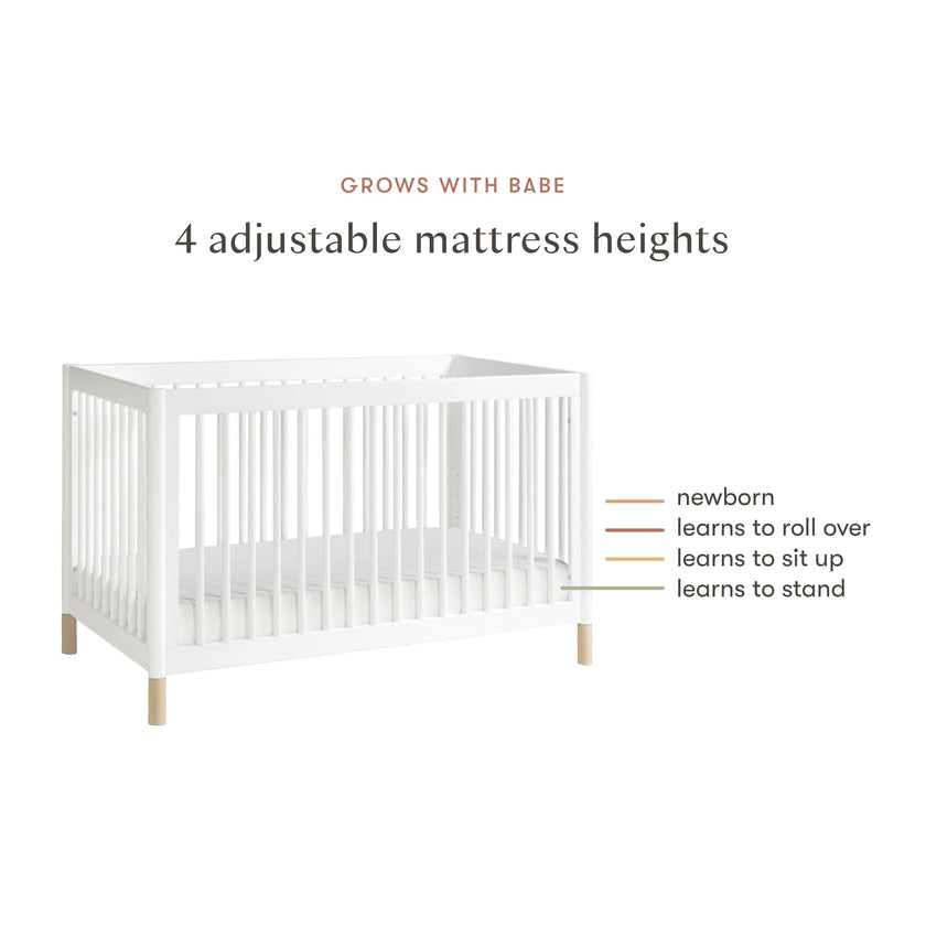 Babyletto Gelato 4-in-1 Convertible Crib with Toddler Bed Conversion Kit
