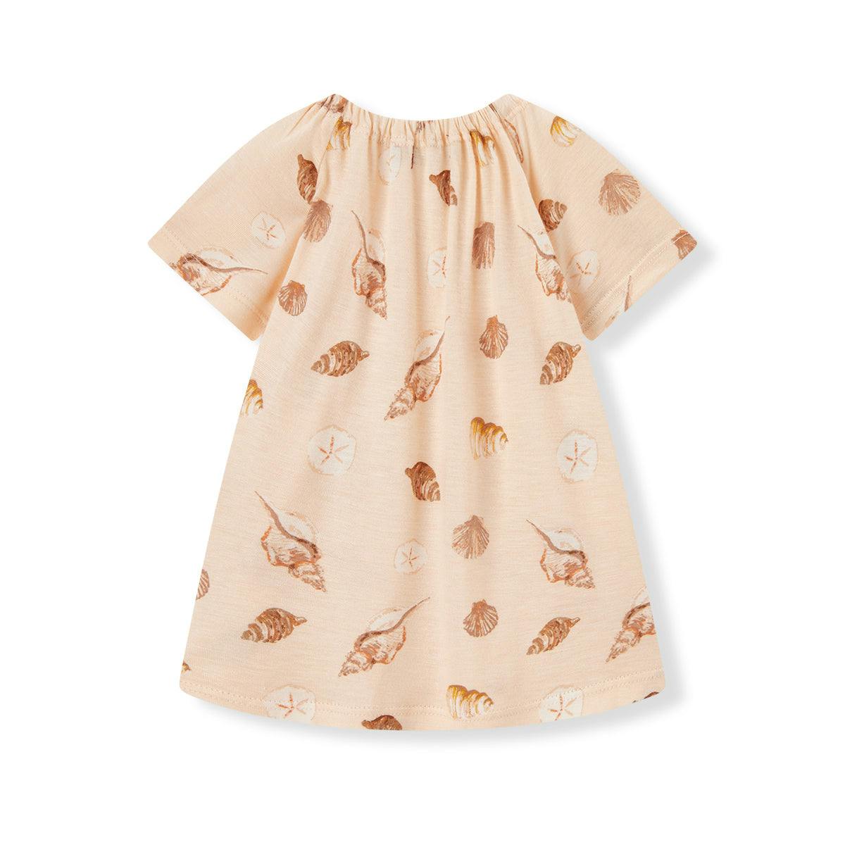 Seashells Bamboo Dress & Bloomer Set