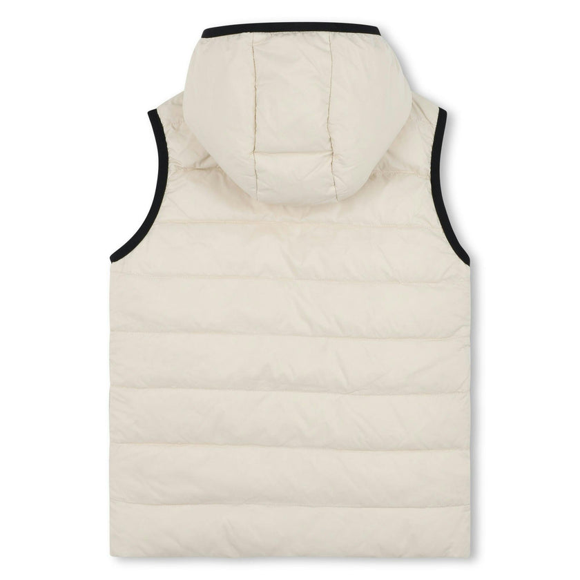 Beige Reversible Puffer Jacket