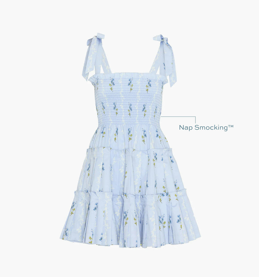 The Ribbon Charlotte Nap Dress - Bluebell Waltz