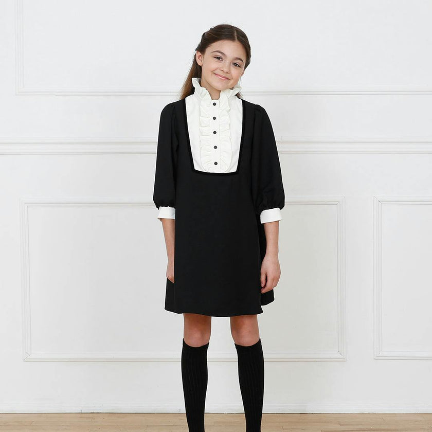 Diana dress (black/ivory)