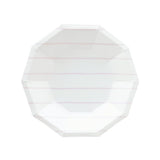 Lilac Frenchie Striped Small Plates