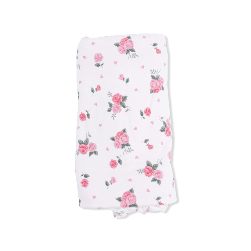 Pink Rosettes - Ruffle Blanket