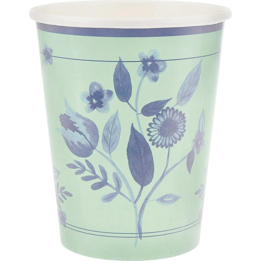 Vintage Botanical Cups