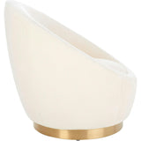 Pippa Faux Wool Swivel Chair