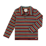 SPENCER Red Multi stripe Polo