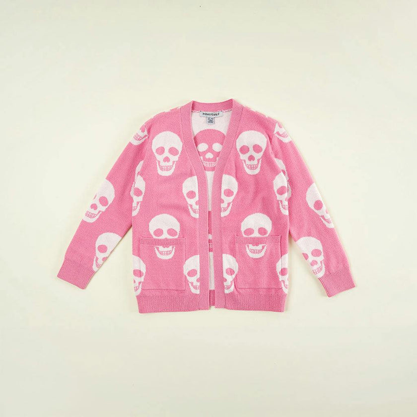 Posh Skelly Jacquard Cardigan