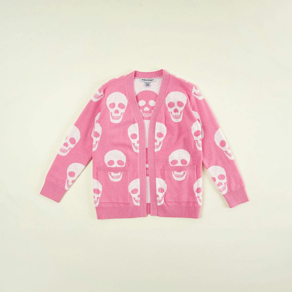 Posh Skelly Jacquard Cardigan