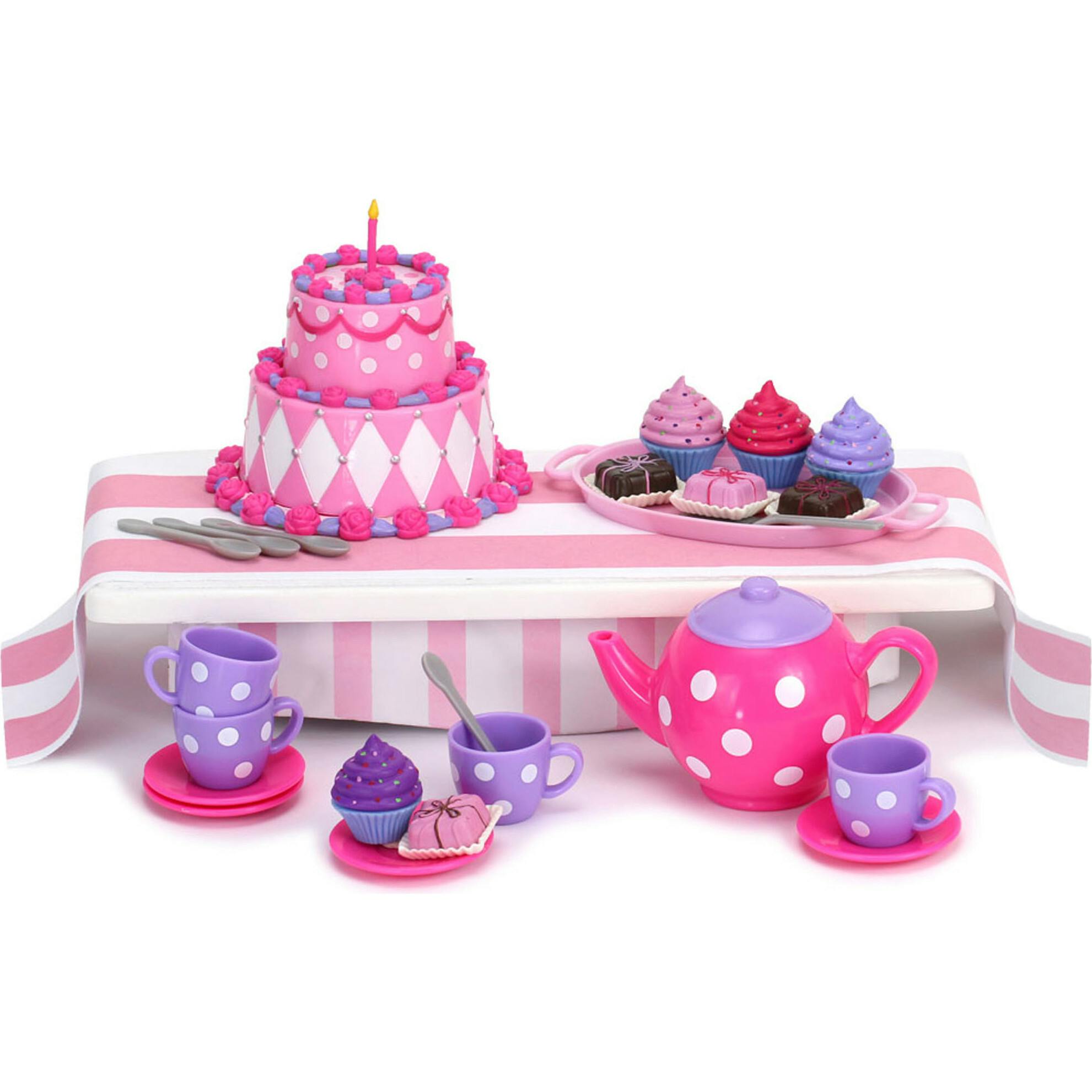 Sophia’s 21-Piece Cake & Tea Party Accessories Set for 18