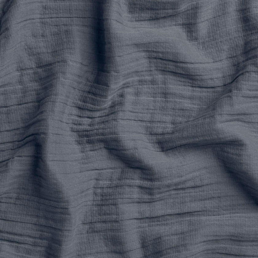 Oasis Crinkled Comfort 4-Piece Sheet Set, Blue
