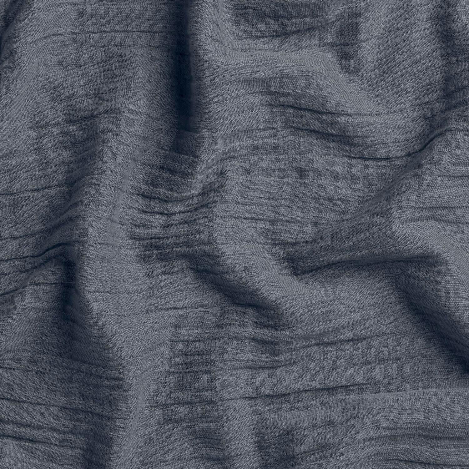 Oasis Crinkled Comfort 4-Piece Sheet Set, Blue