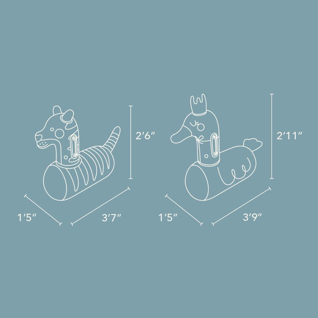 Bouncing Friends | Tiger & Swan (2 Pack) PRE-ORDER 10.27 DELIVERY