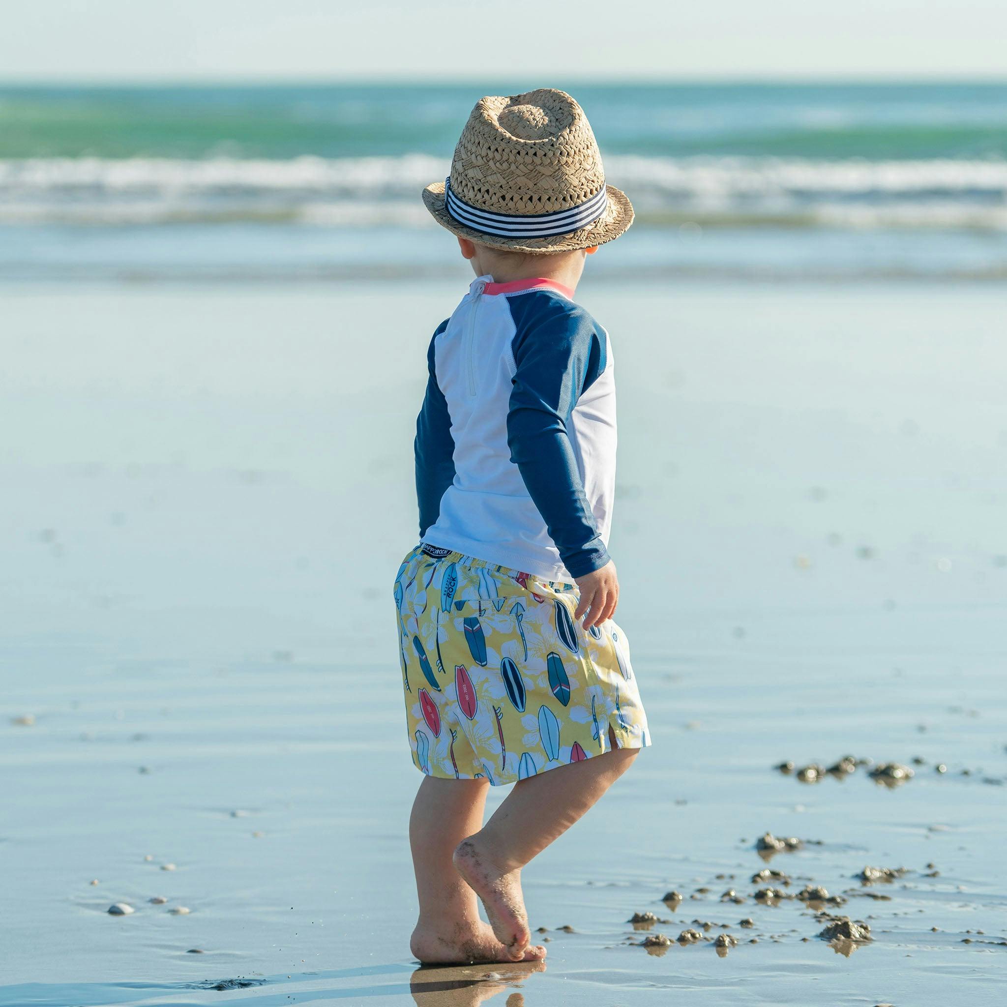 Beach Stripe Fedora