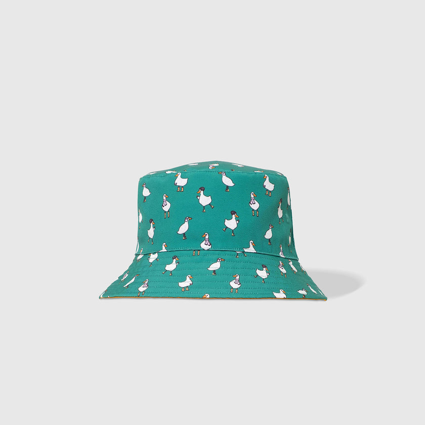 Reversible Bucket Hat – Pals in Print Collection: Silly Ducks
