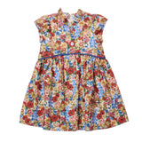 Girls Fatima Dress - Watercolor Meadow