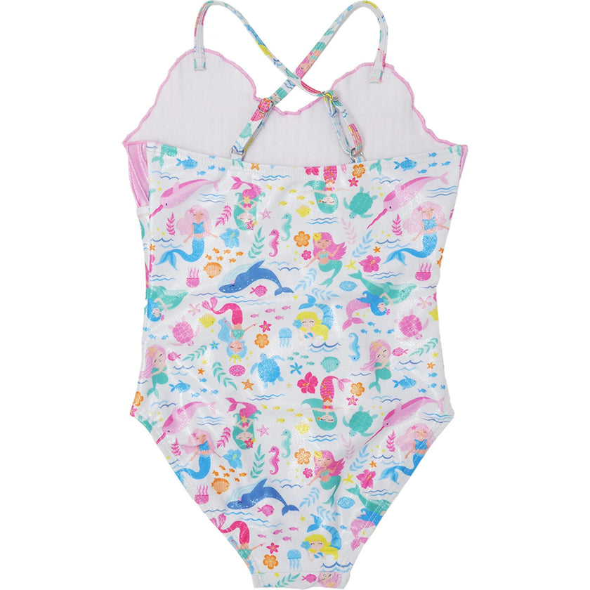 UPF 50+ Mermaid Shell Swimsuit