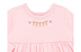 Long Sleeve Bubble Romper With Easter Embroidery