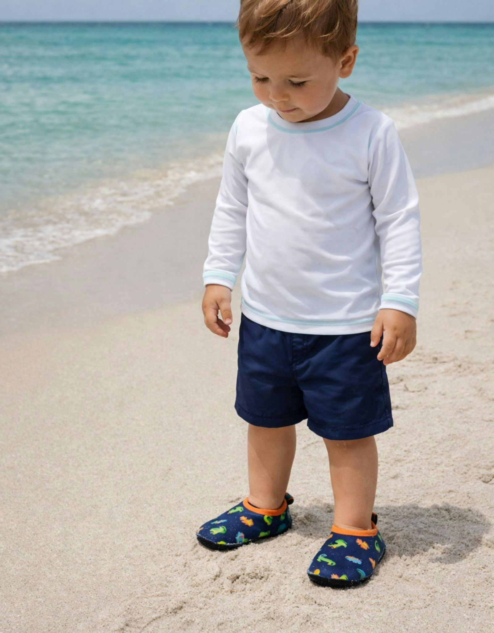Dino Play Aqua Shoes in Navy